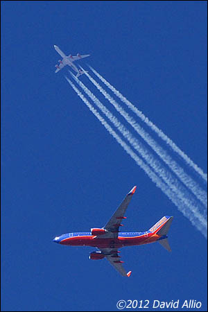 Jets Above the Mojave Desert | ©2012 David Allio