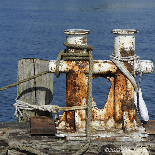 Gloucester Harbor mooring cleat