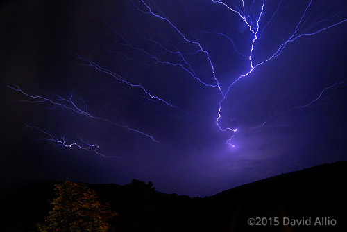 Alleghany Highlands cloud-to-cloud lightning Mountain Lightning Series