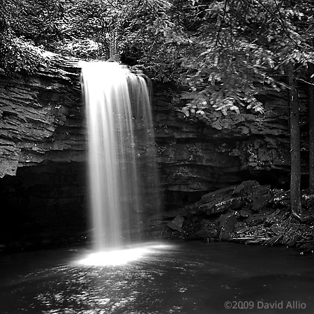 Falls on Little Stony Creek Virginia Mountain Waterfall Series