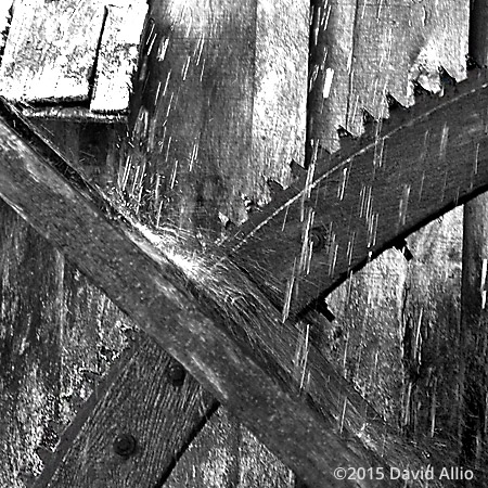 Wet Gear Mabry Mill Historic Mill Series by David Allio