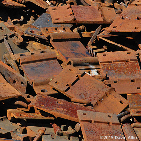 Remnants Rust Railroad Rust Still Life Series