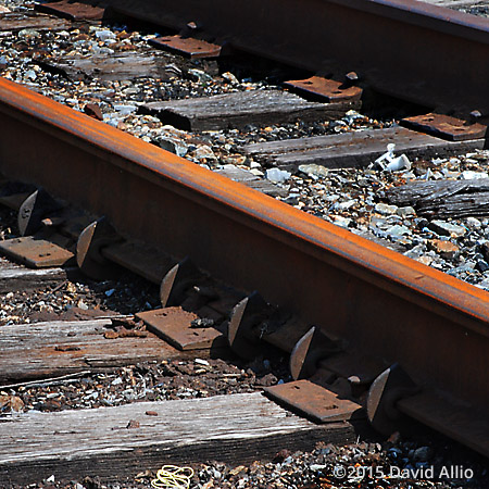 Rusted Yard Rails Railroad Rust Still Life Series