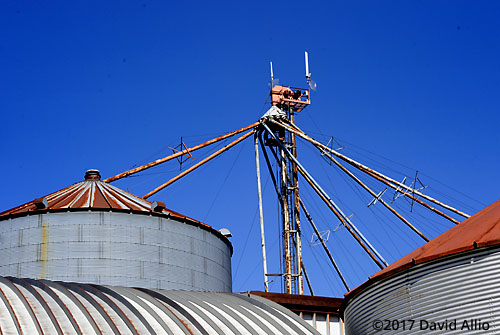 Headhouse Cline Grain Fountain County Millcreek Township Kingman Indiana