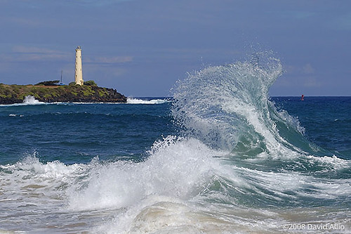 Running Waters Nawiliwili Lighthouse Nawiliwili Bay Lihue Kauai Hawaii Lihu'e, Kaua'i, Hawai'i