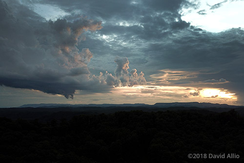 aerial photography Cumberland Mountains Southwest Virginia Wise County Virginia