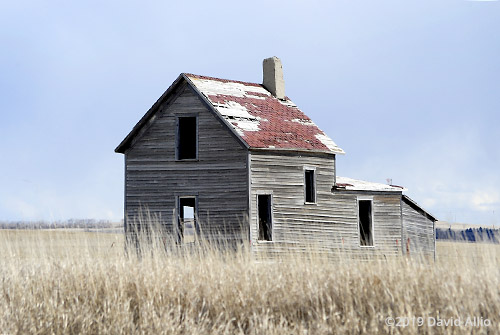 Tax Day abandoned prairie house northern Great Plains Williams County Tioga North Dakota Americana Collection