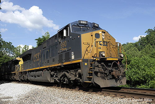 CSX locomotive coal car train Scott County Fort Blackmore Virginia
