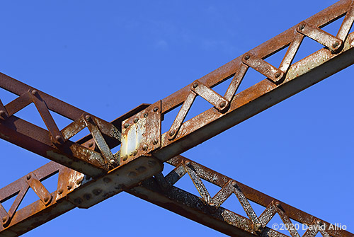 Rust silver paint Hillman Bridge Old Ellaville Bridge abandoned US90 Bridge Suwannee River State Park Ellaville Florida Americana Collection