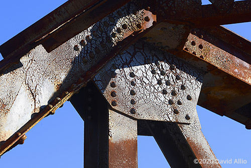 Rust rivets and I-Beams Hillman Bridge Old Ellaville Bridge abandoned US90 Bridge Suwannee River State Park Ellaville Florida Americana Collection