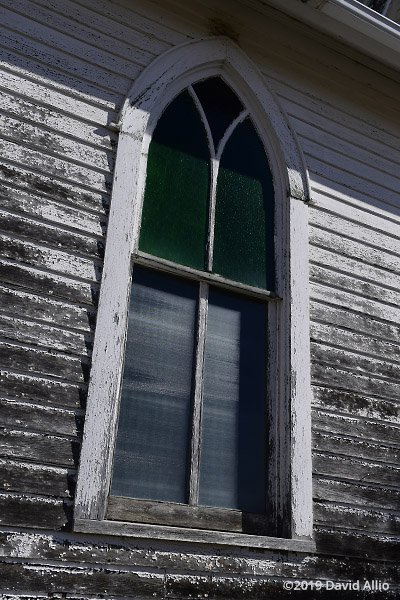 Tunbridge Scandinavian Evangelical Lutheran Church weather-beaten whitewash Rugby North Dakota 2019