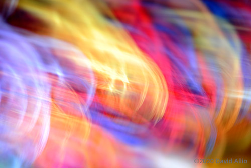primary colors reflected light original visual abstraction by David Allio